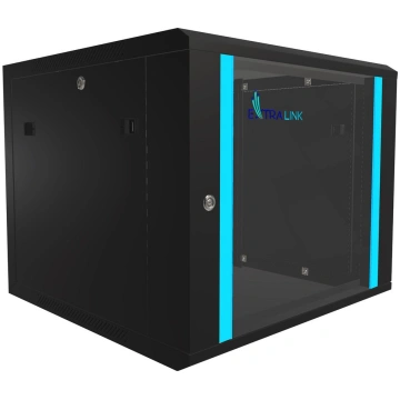 Extralink 9U 600x600 Black | Rackmount cabinet | w