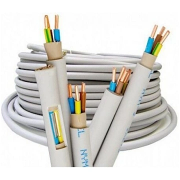 3x 1,5 mm NYM, 300 / 500V, ELPAR Elektrības kabeli