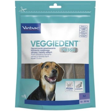 VIBRAC Veggiedent Fresh M - dog treat - 352,5g Vir