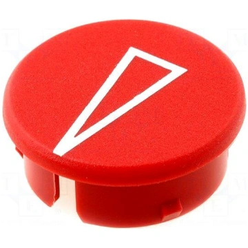 Cap | with pointer | polyamide | red | -20÷70°C RI