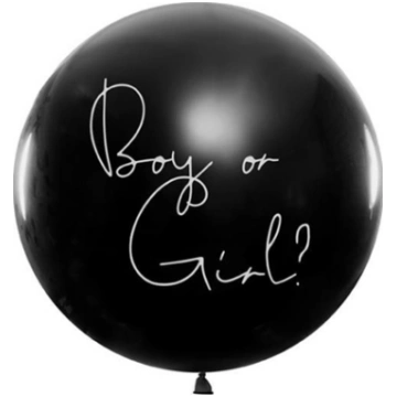 Party Deco Balon olbrzym z róowym konfetti, Gender