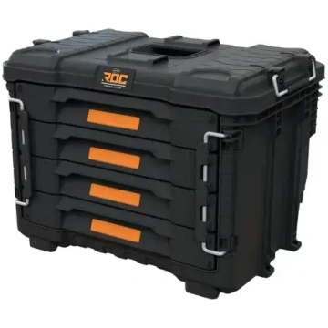 Keter DIY Tool box with 4 drawers, ROC Pro Gear, 4