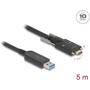 Delock Active Optical Cable USB 10 Gbps Type-A mal