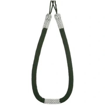 Sznur dekoracyjny Blanka 87 cm zielony butelkowy d