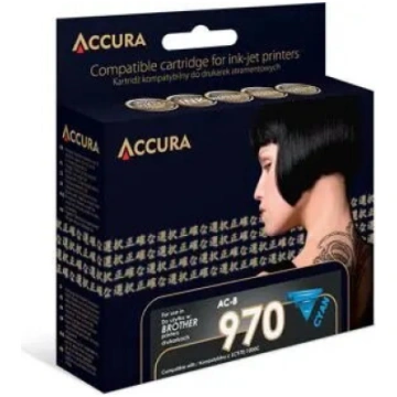 Tintes kasetne Accura saderīga ar Brother LC970/LC