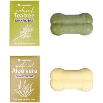 Flamingo Natural cietais šampūns suņiem Aloe Vera/