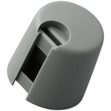 Knob; with pointer; plastic; Øshaft: 6mm; Ø16x16mm