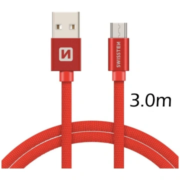 Swissten Textile Quick Charge Universal Micro USB 