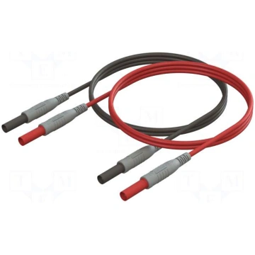 Test leads | Inom: 10A | Len: 1m | insulated | bla