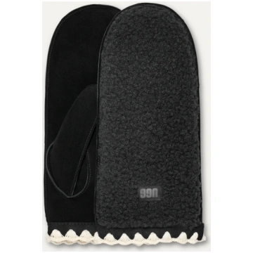 UGG - Sieviešu cimdi, UGGFLUFF SCALLOPED MITTEN