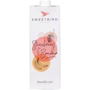 ▷ Sweetbird Strawberry & Banana Smoothie - zemeņu 