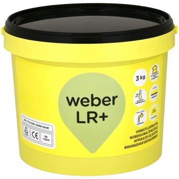 Nobeiguma špaktele Weber LR+ 3kg