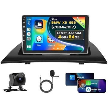 4G + 64G 9 collu skārienjūtīgais auto radio BMW X3
