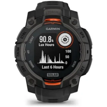 GARMIN SMARTWATCH INSTINCT 3 SOLAR/BLACK/BLK 010-0