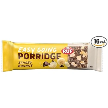 RUF Porridge Bar Šokolādes banānu batoniņš, auzu b