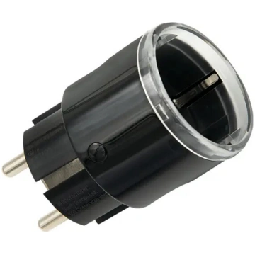 Viedā kontaktligzda Shelly Plug S Gen3 melna — Wi‑