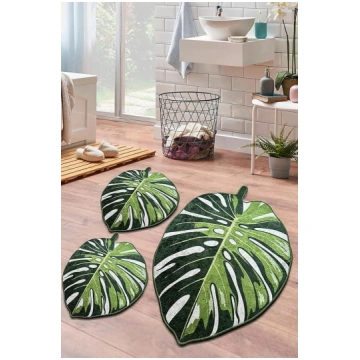 miqna Vannas istabas paklājiņš "Monstera Pattern G