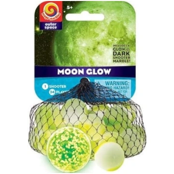 Mega Marbles Moon Glow Marble Net (1 šāvēja un 24 