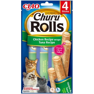 INABA Churu Rolls Chicken recipe wraps Tuna recipe