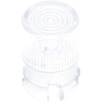LED lens | round | Mat: polycarbonate | transparen