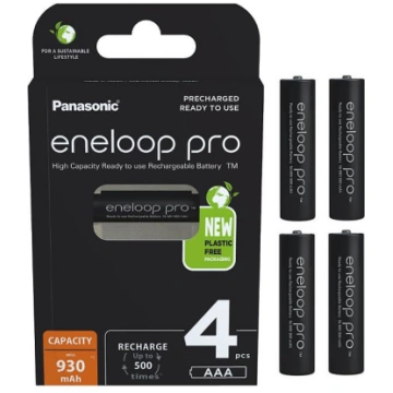 R03 / AAA Panasonic Eneloop PRO 930mAh Ni-MH BK-4H