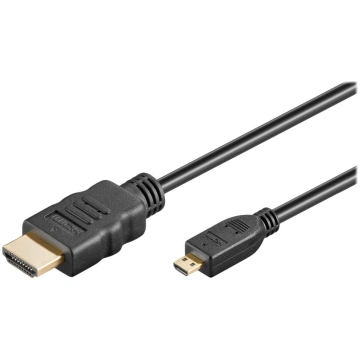 Goobay HDMI cable with Ethernet 2m Black 53785