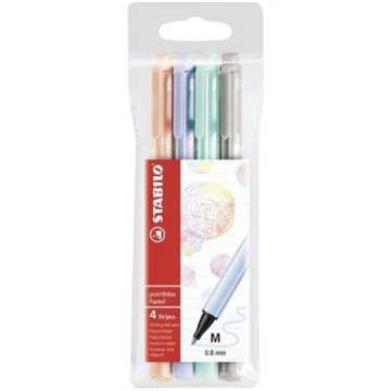 Stabilo Stabilo Point Max 4 stk. Pastel Sæt 205007