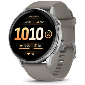 Viedpulksteni Garmin Venu 4 - 45mm, Silver with Si