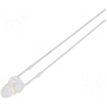 LED | white warm | 3mm | 18000÷22000mcd | 15° | Fr