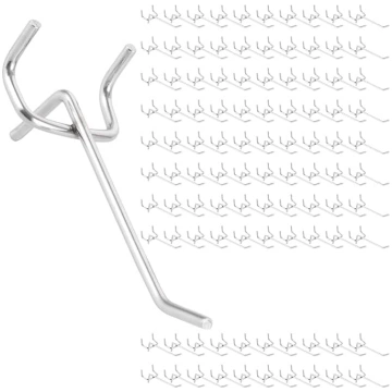 ZOFUN Pack of 100 Perforēti sienas āķi 10 cm Instr
