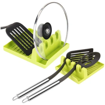 Kumode, skapji-Non-Slip Spoon Rest | Karstumizturī
