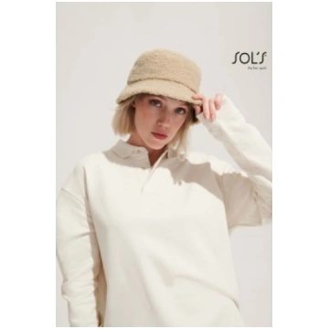 CAPPELLO PESCATORE REVERSIBILE SHERPA E VELLUTO BU