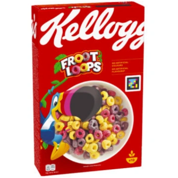 SAUSĀS BROK. KELLOGGS FROOT LOOPS 375G