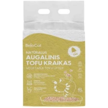 Kaķu smiltis BeloCat Tofu Pine Scent, organiskās (
