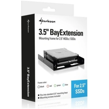 Uzglabāšanas nodalījuma adapters - SHARKOON - 3.5"