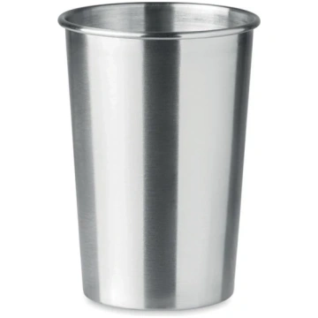 Krūzīte 350ml - BONGO - matēts sudrabs SpiroPrint.