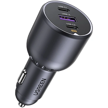 Auto telefona lādētājs Ugreen EC705, USB Type C/US