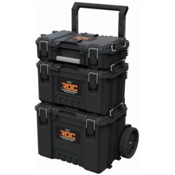 SET OF 3 TOOLBOXES ROC PRO GEAR 2,0 KETER KTR