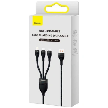 Baseus Universal Flash Series 3-in-1 ātrās uzlādes