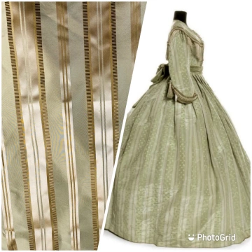 NEW Lady Rosalyn 100% Silk Taffeta Ribbon Stripes 