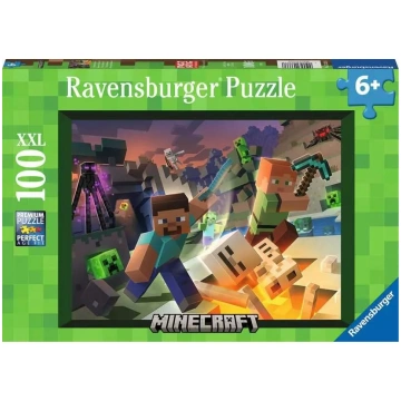 Ravensburger Puzle 100 gab. Minecraft briesmonis R