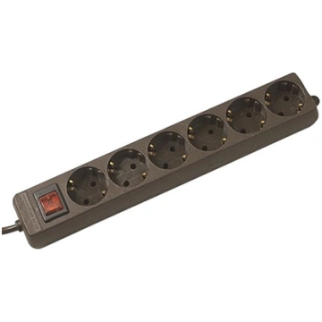 Bachmann SELLY socket strip 6x earthing contact, s