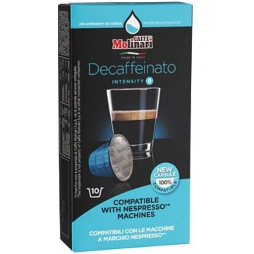 Kafijas kapsulas Molinari DECAFFEINATO, 10 gb., sa