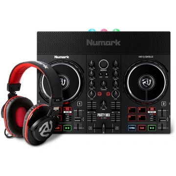 Numark DJ kontrolieris Party Mix Live + DJ austiņa