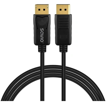 Savio CL-204 DisplayPort cable 1 m Black