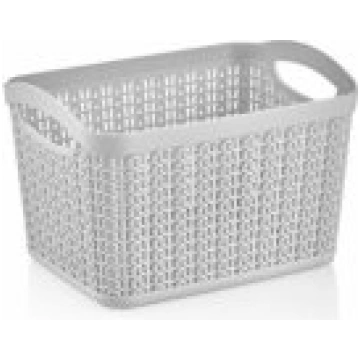 UCSAN Basket 3.3L KNIT Grey 21x16x14cm Grozs 00005