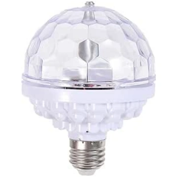 DOITOOL 1 x krāsaina mini LED disko bumbiņa rotējo