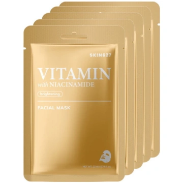 Izgaismojoša sejas maska ar vitamīniem un niacinam