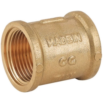 Mufta 1/4"x1/4", misiņa | C002000 | 4752083131688 