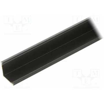Profiles for LED modules; black; 1m; CABI12 DUO E;